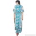SKAVIJ Maxi Length Caftan Dashiki Nightgown Plus Size Wedding Gifts for Women Turquoise B07CVY48J3